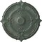 Ekena Millwork Attica Acanthus Leaf Medallion (Canopies up to 3 1/4"), 30 1/8"OD x 1 1/2"P, Cloud Burst Crackle CM30ATCBC - alternate 1